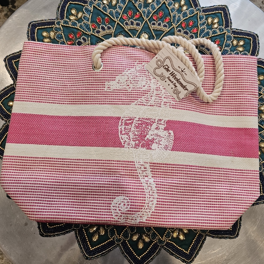 Pretty Pink Beach Bag